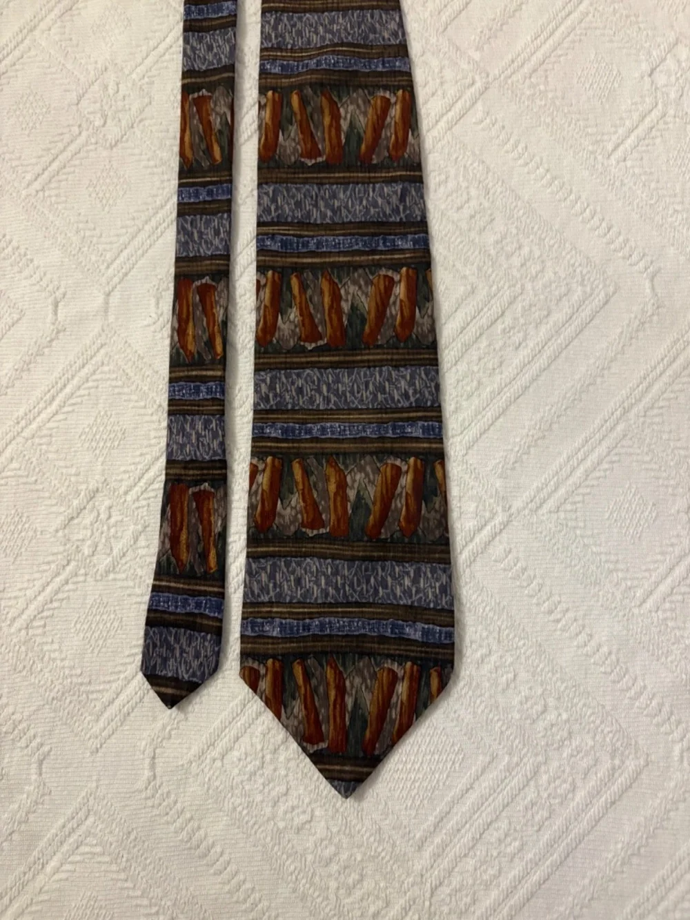 Vintage Stonehenge Cocktail Collection Silk Tie Beer Microscope 3.75